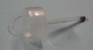 Nuevo depósito con eje para paso de aire, aliemntador de peces