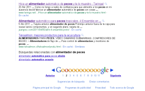 buscar en google "alimentador de peces"